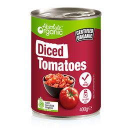 Picture of ABSOLUTE ORGANIC DICED TOMATOES 400g