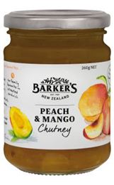 Picture of .BARKERS PEACH & MANGO CHUTNEY